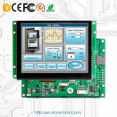 industrial grade TFT LCD Module with PCB drive board and RS232 interface